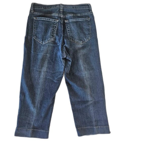 NYDJ Cropped Jeans Size 6 with Zipper Cuff Medium Wash - Picture 5 of 5